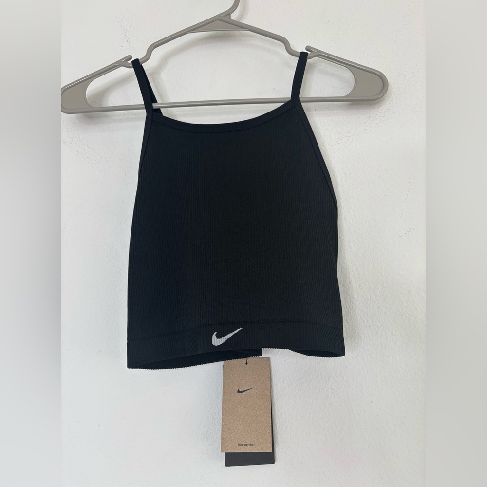 NIKE NWT BLACK INDY SPORTS BRA TANK TOP SZ X-LARGE